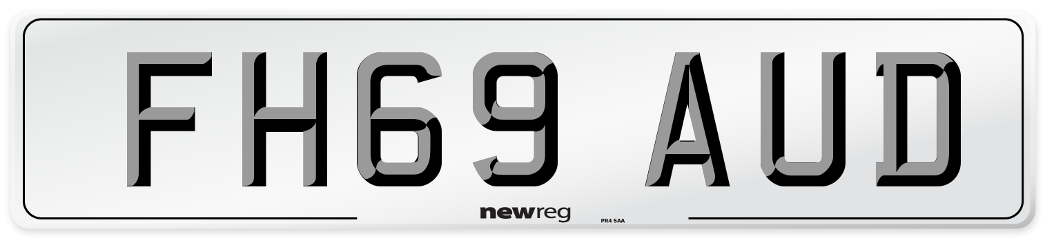FH69 AUD Number Plate from New Reg